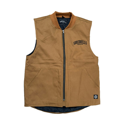 Brown Denim Vests