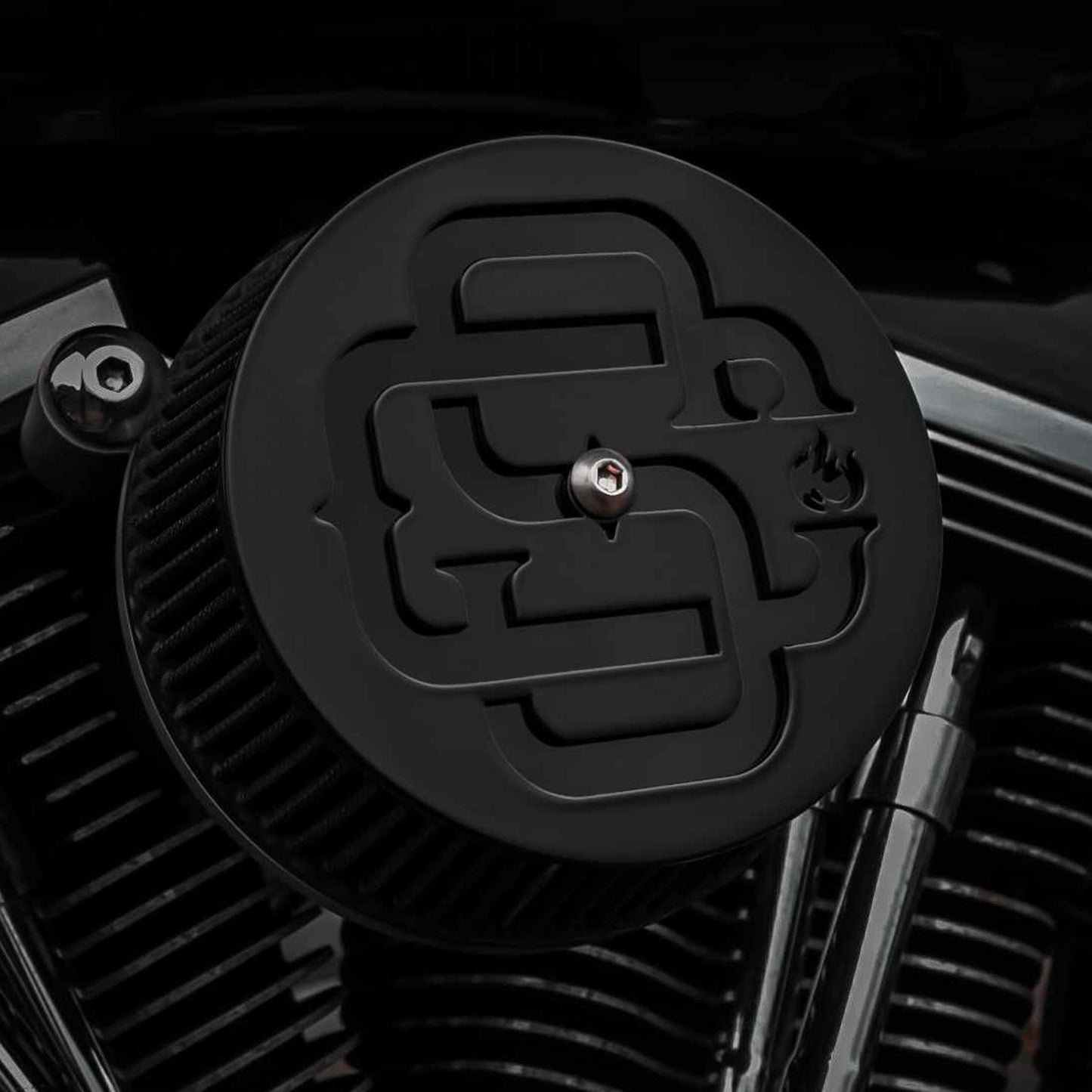 Air Cleaner Cover Black & Black